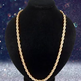 10K Solid Gold Rope Chain