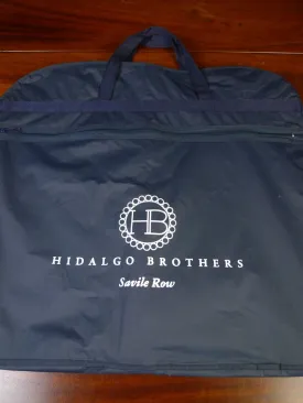 22/0774 hidalgo brothers savile row bespoke grey suit carry bag cover