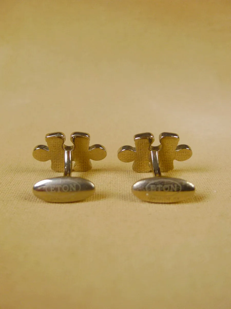 24/0392a eton jigsaw design cufflinks