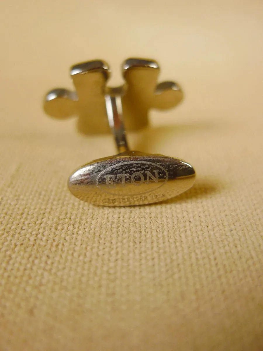 24/0392a eton jigsaw design cufflinks