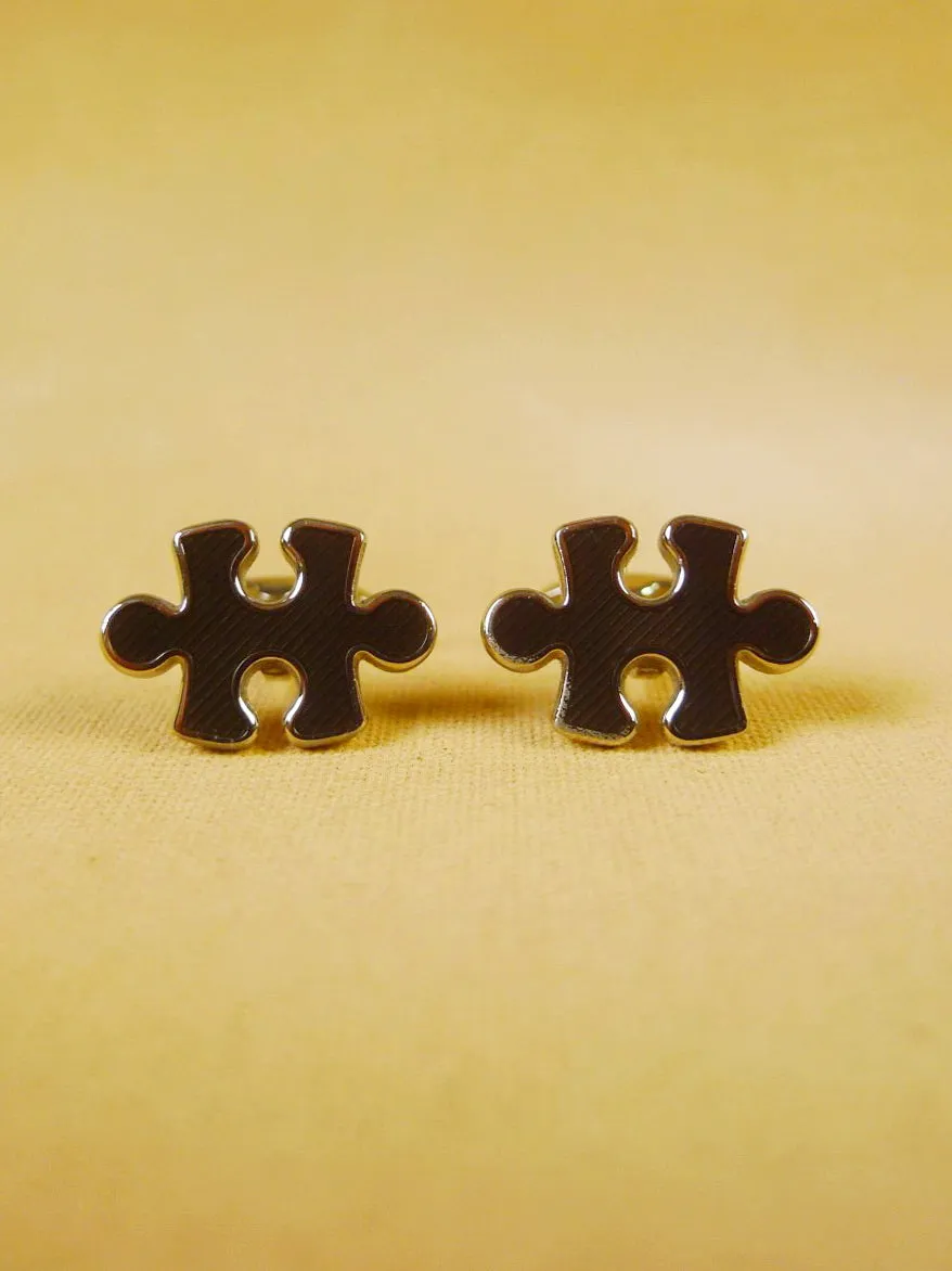 24/0392a eton jigsaw design cufflinks