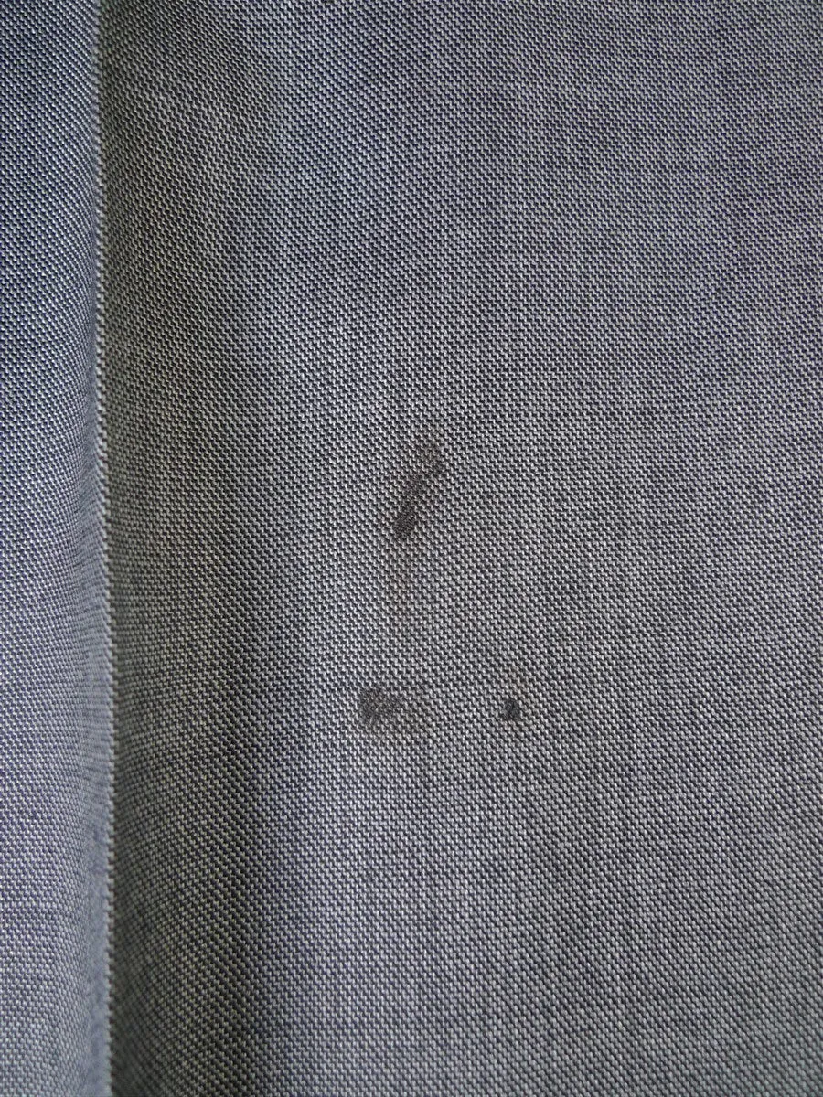 24/0837 anderson & sheppard 2003 savile row bespoke lighter-weight grey pick weave worsted suit 46-47 regular to long