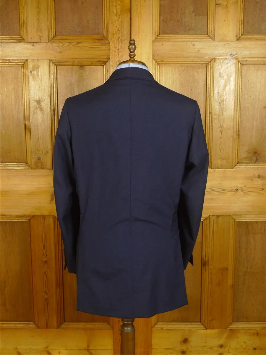 250724/039 immaculate kent haste lachter 2015 savile row bespoke navy blue mohair & worsted suit 48 regular