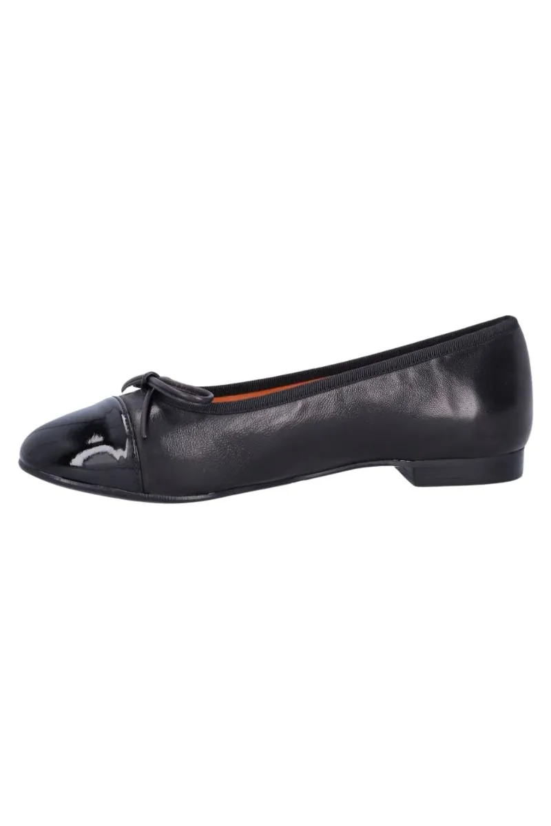 A6021 | Black patent/black nappa 270 | Ballerina fra Billi Bi