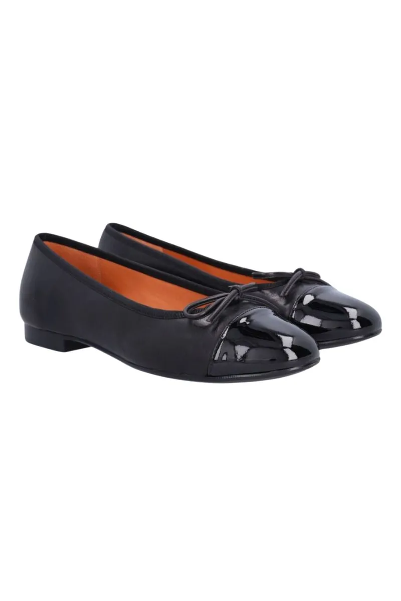 A6021 | Black patent/black nappa 270 | Ballerina fra Billi Bi