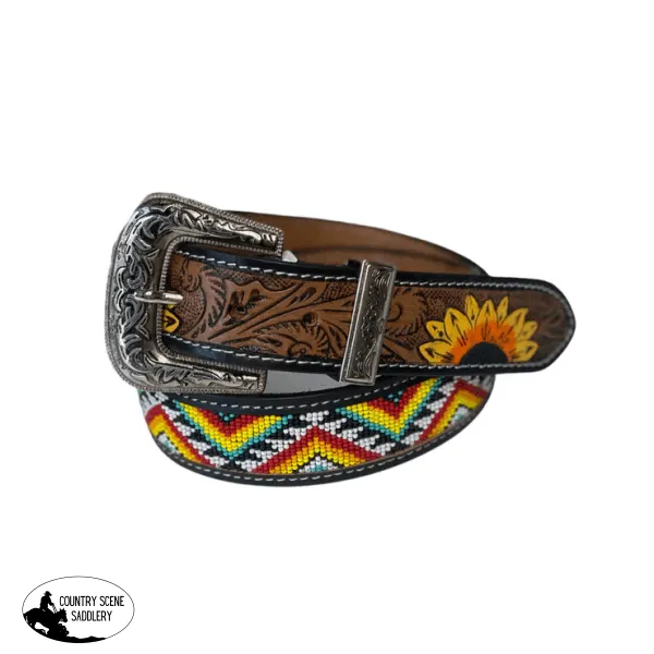 A8462 - Sunflower Leather Hand Carved Western Belt