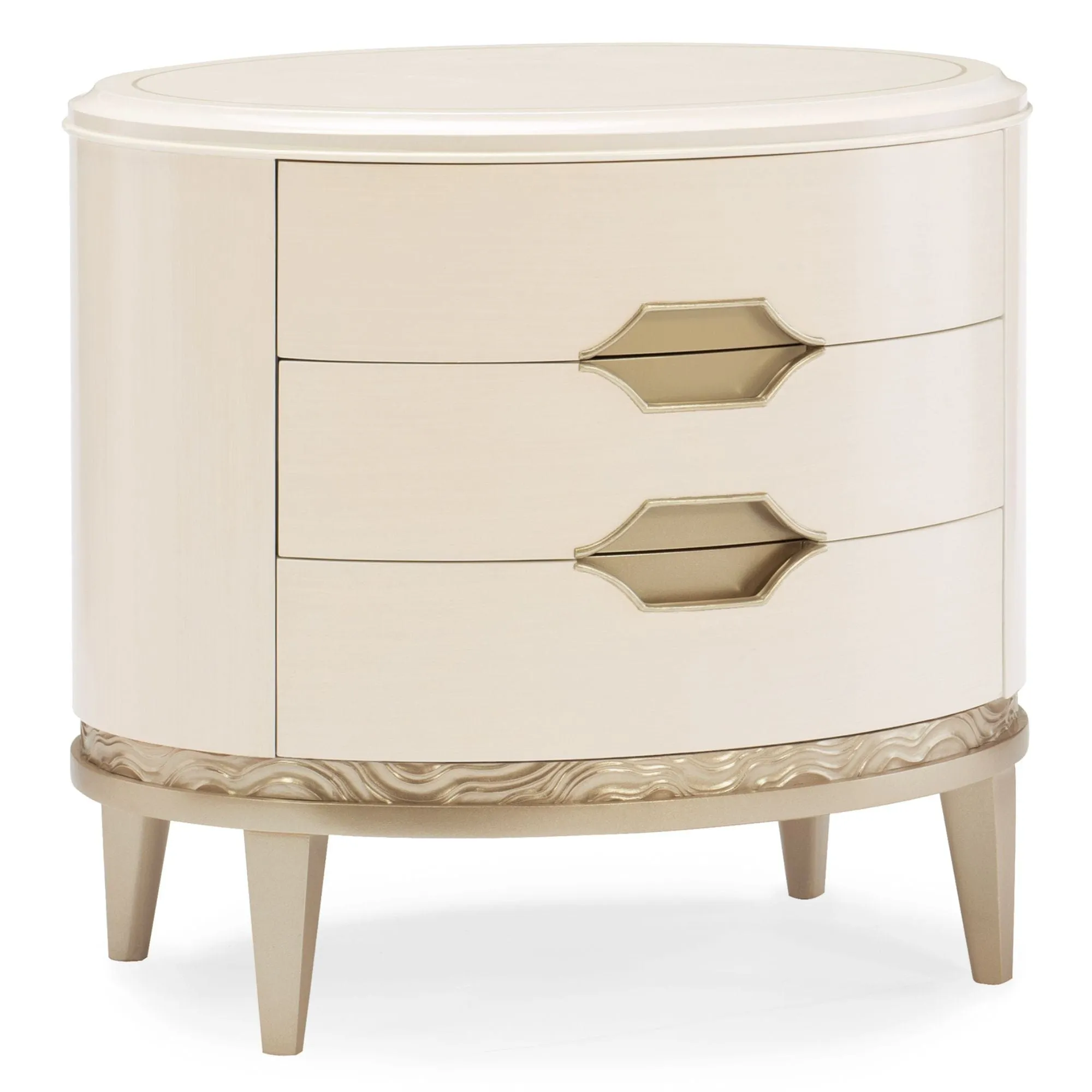 Adela 3 Drawer Bedside Table