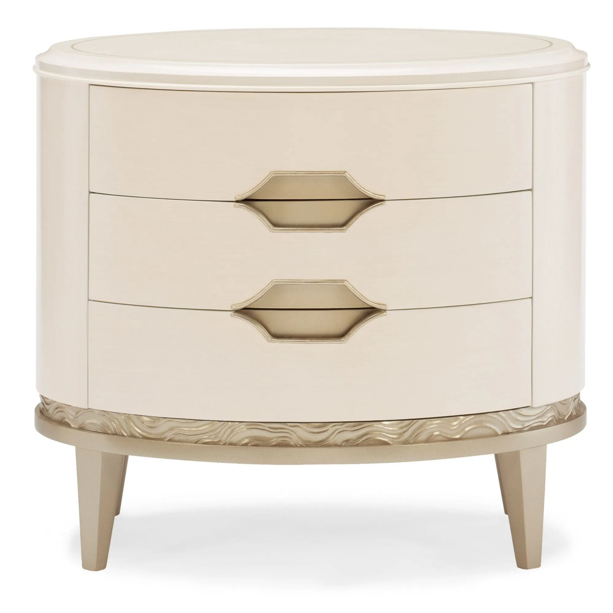 Adela 3 Drawer Bedside Table