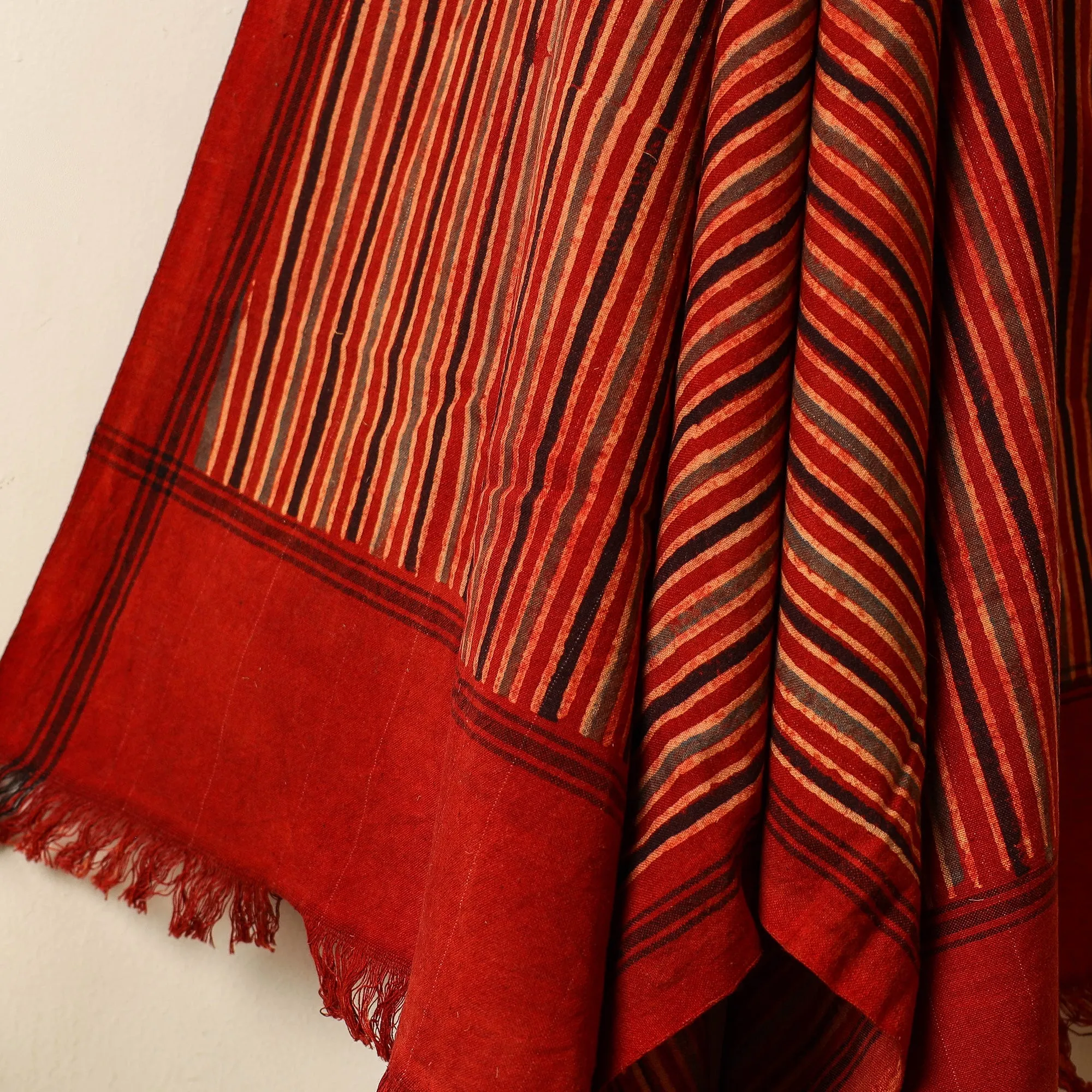 Ajrakh Block Printed Handloom Cotton Towel