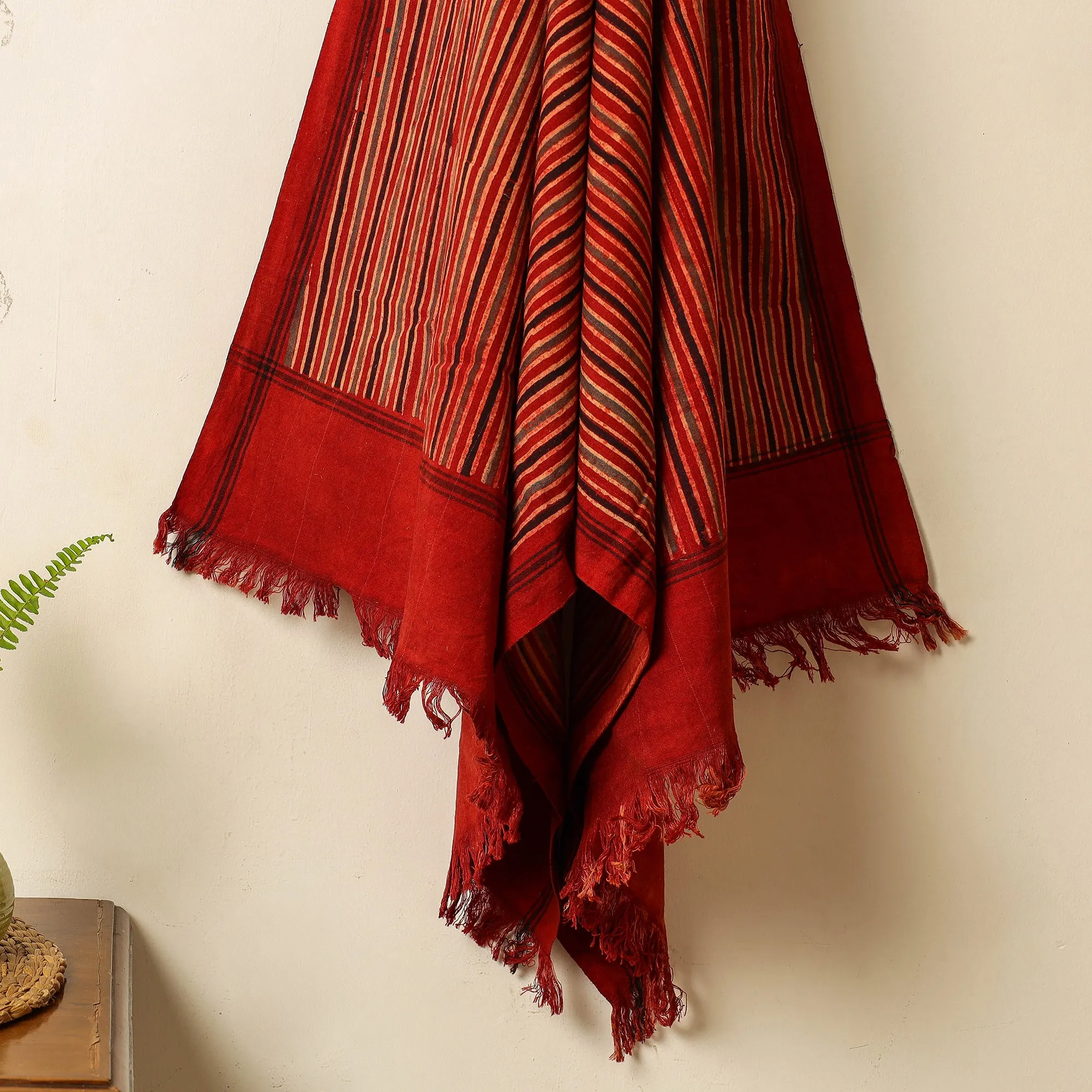 Ajrakh Block Printed Handloom Cotton Towel