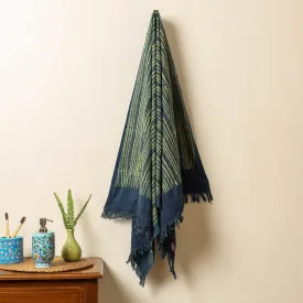 Ajrakh Block Printed Handloom Cotton Towel