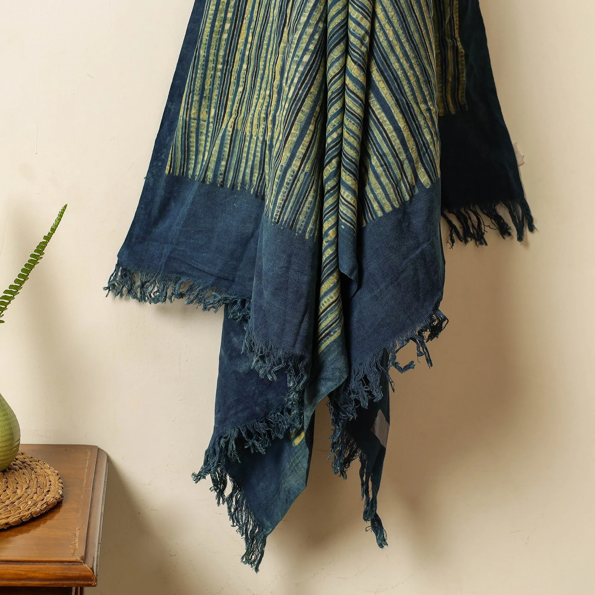 Ajrakh Block Printed Handloom Cotton Towel