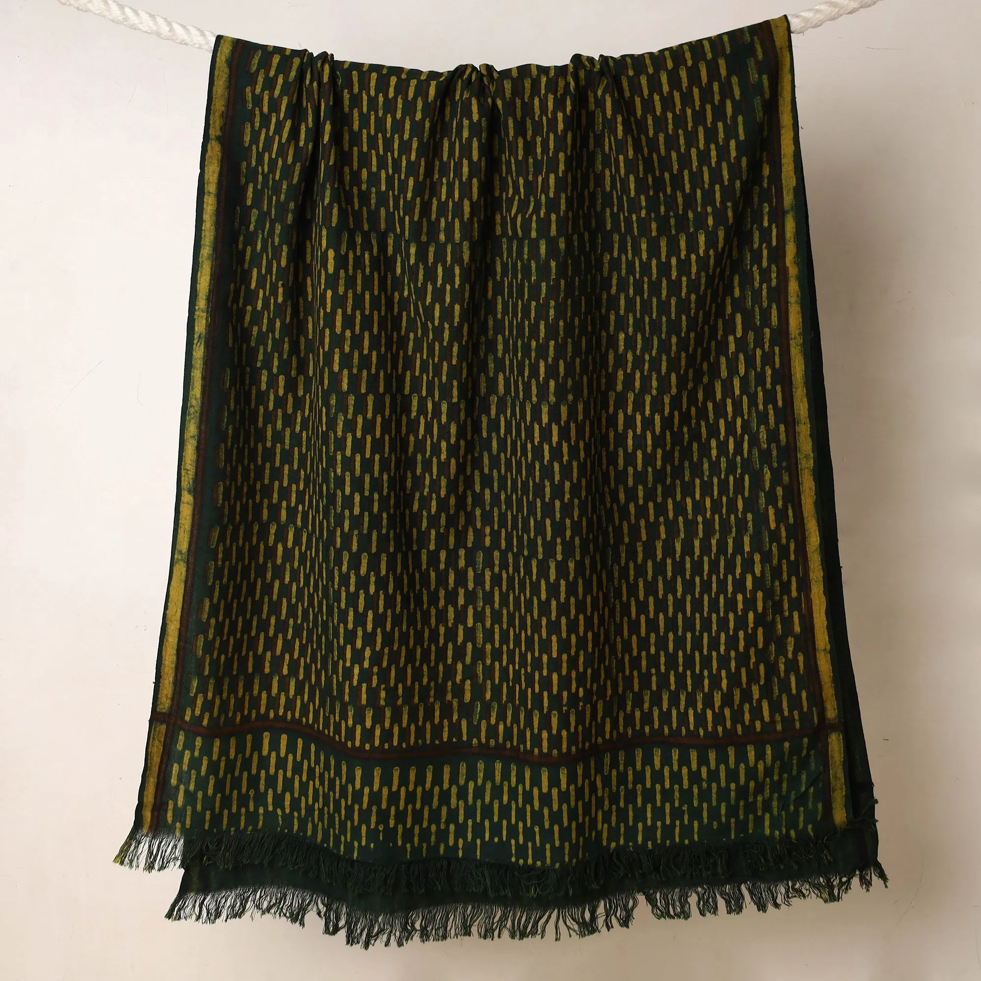 Akola Block Printed Pure Handloom Cotton Towel