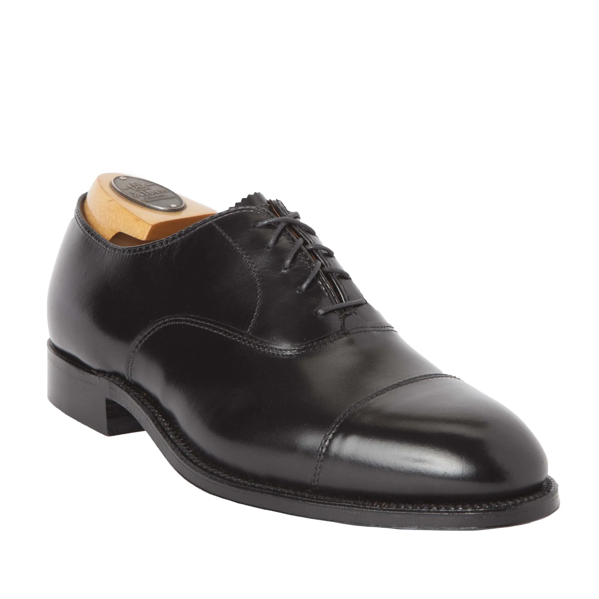 Alden 907 Classic Straight Tip Oxford Leather Dress Shoes