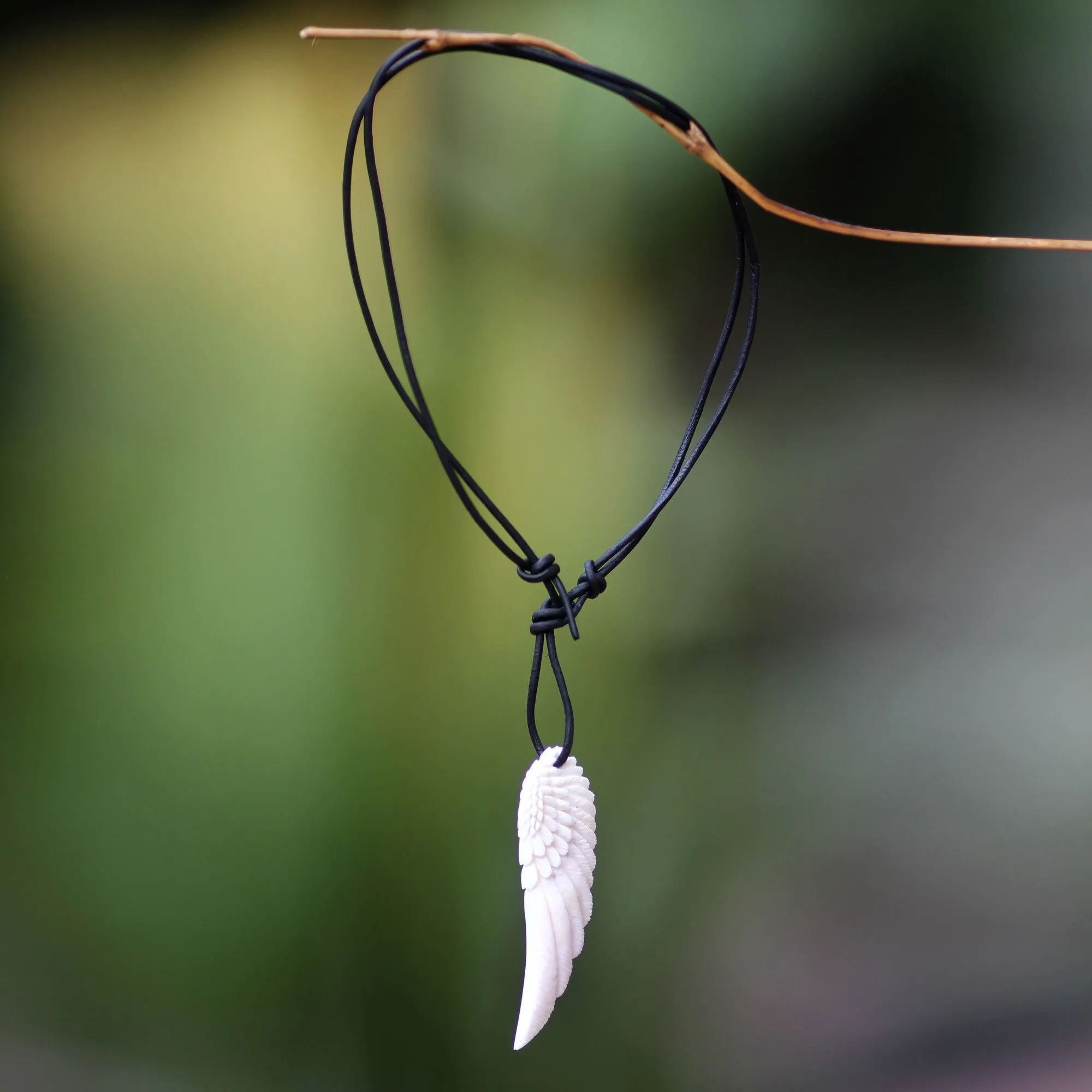 Angel Wing Men's Pendant Necklace