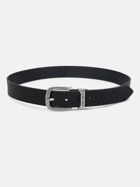 Antony Morato Men Black Solid Tang Closure Belt