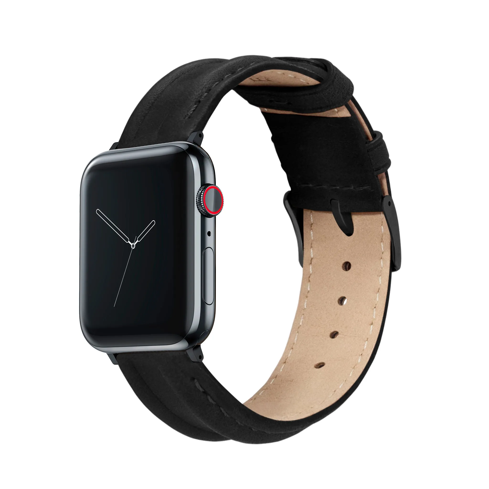 Apple Watch Black Classic Horween Leather Watch Band