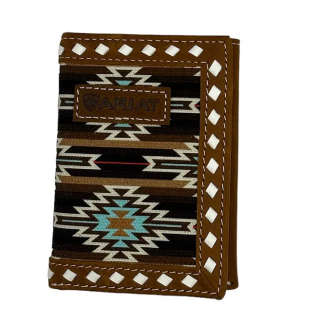 Ariat Southwest Rodeo wallet ~ Tri-Fold