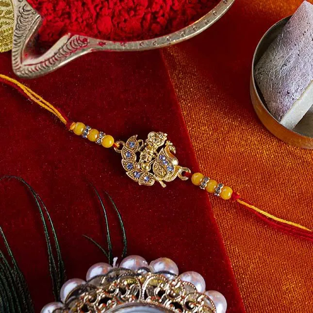 Bal Hanuman Diamond Studded Rakhi