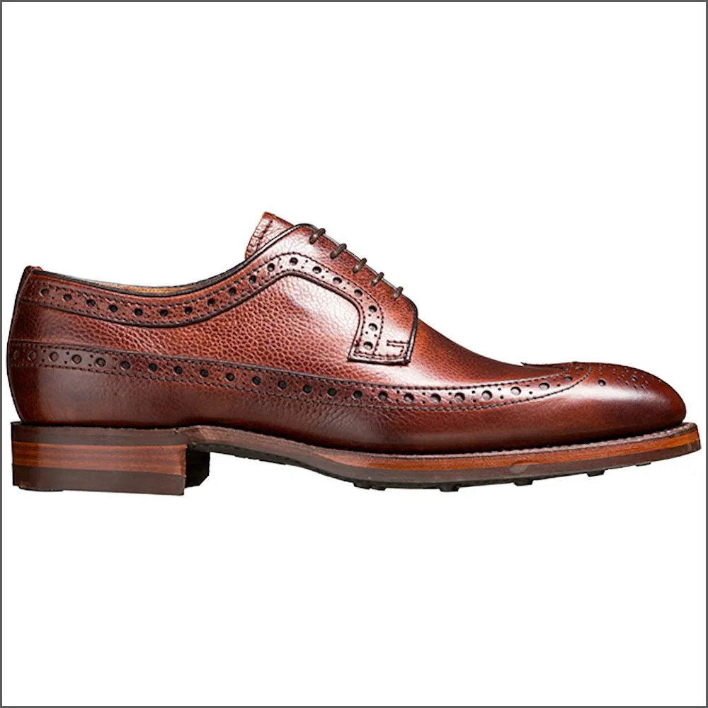 Barker Calvay Cherry Grain Wingtip Brogue/