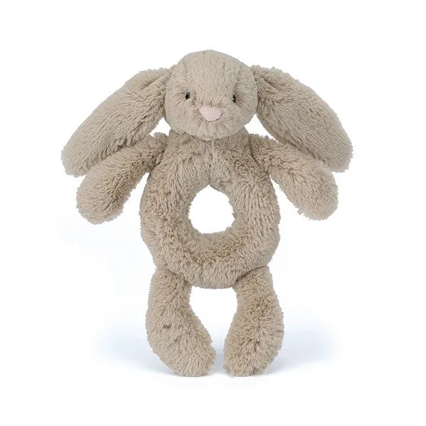 Bashful Beige Bunny Jellycat Rattle