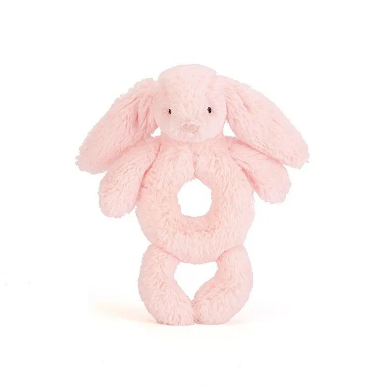 Bashful Blush Bunny Jellycat Rattle