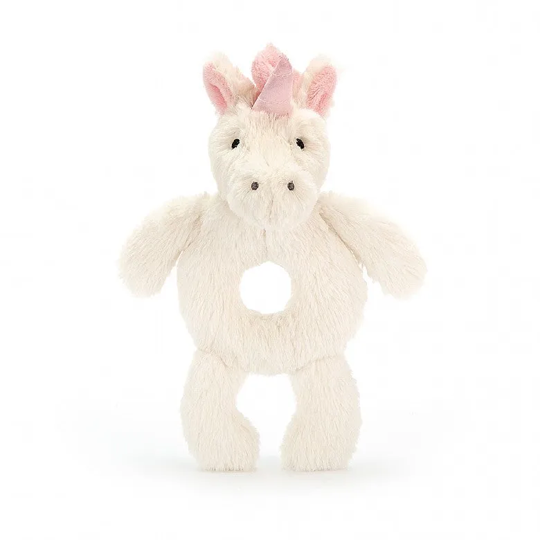 Bashful Unicorn Jellycat Rattle