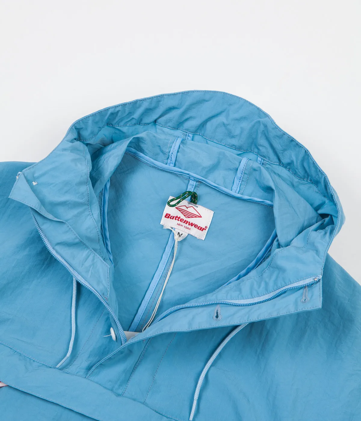 Battenwear Packable Anorak - Powder Blue