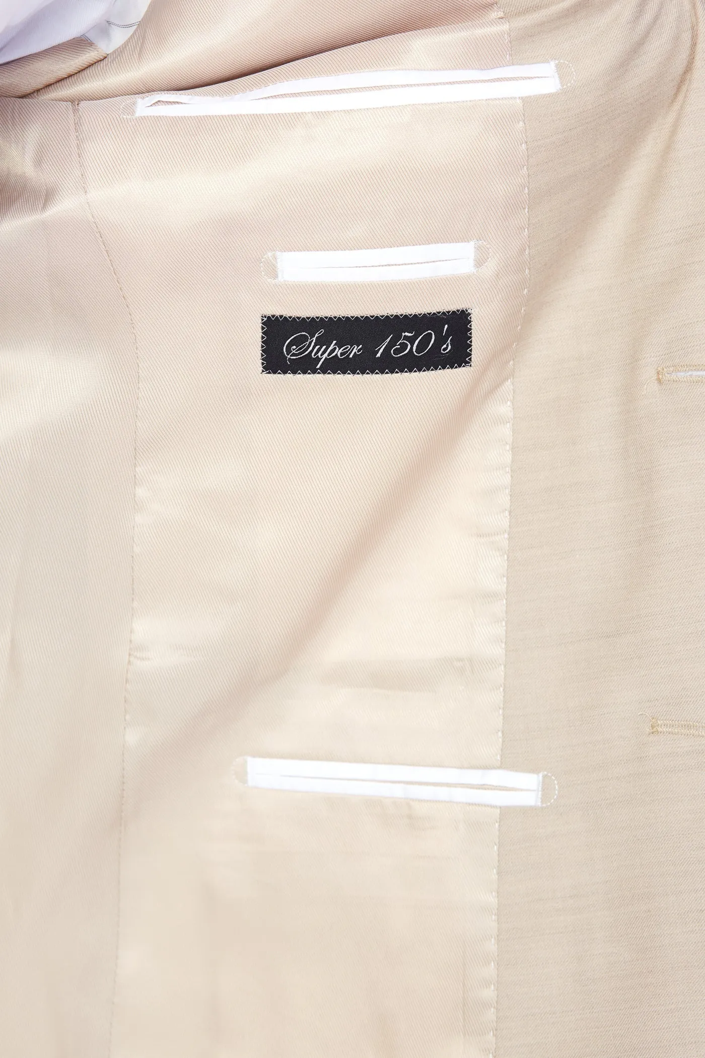 Beige Super 150's Suit