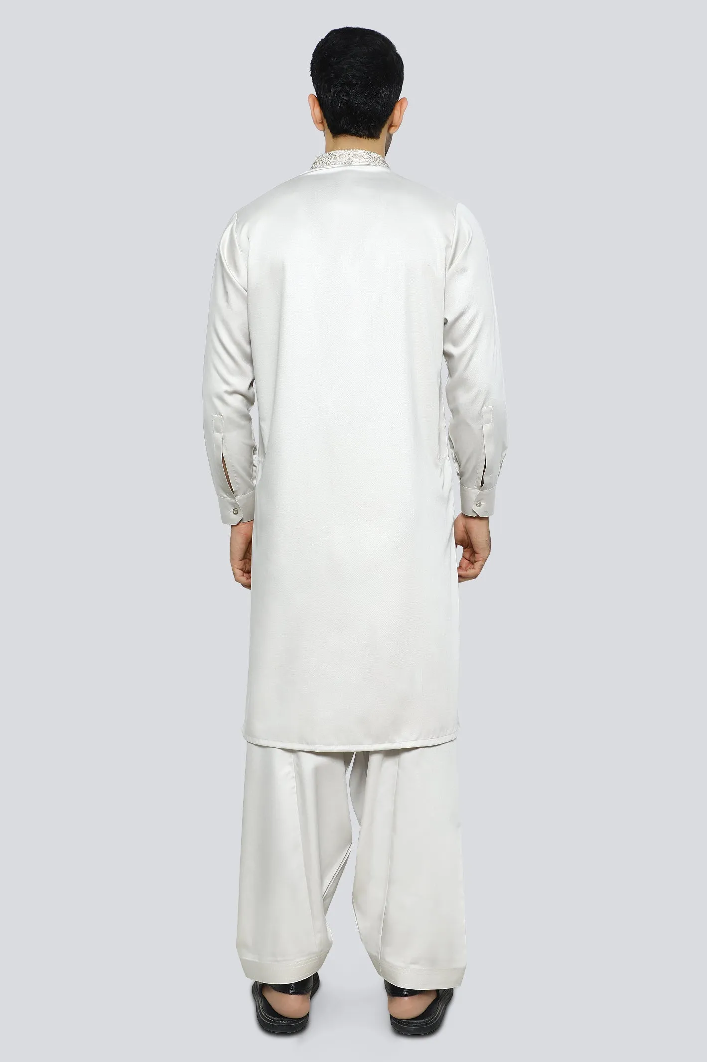 Beige Wash & Wear Shalwar Kameez