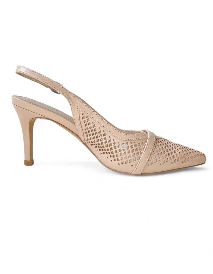 Beza Heels Nude Leather