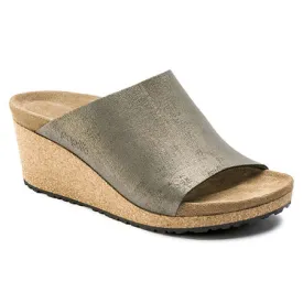 BIRKENSTOCK NAMICA WASHED METALLIC STONE GOLD - WOMENS