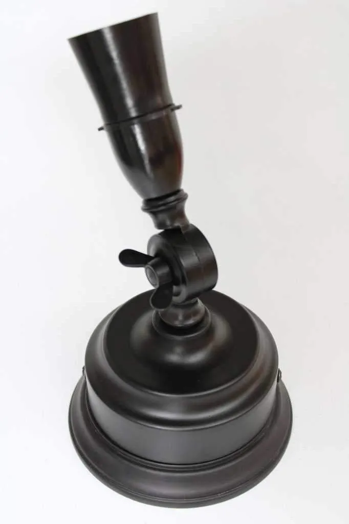 Black Batten Holder - B22 Swivel Arm