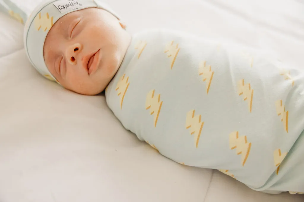 Bolt Knit Swaddle Blanket