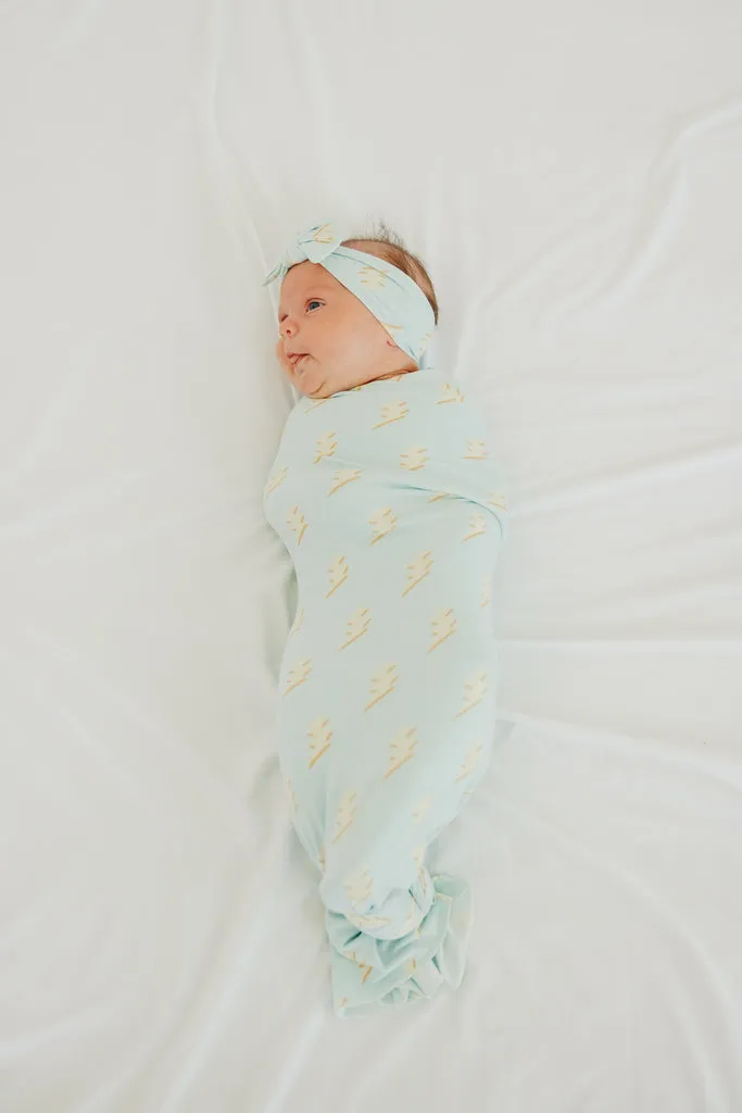 Bolt Knit Swaddle Blanket