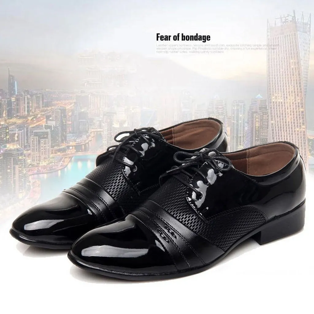 British Men's Fashion Comfortable Business Dress Shoes