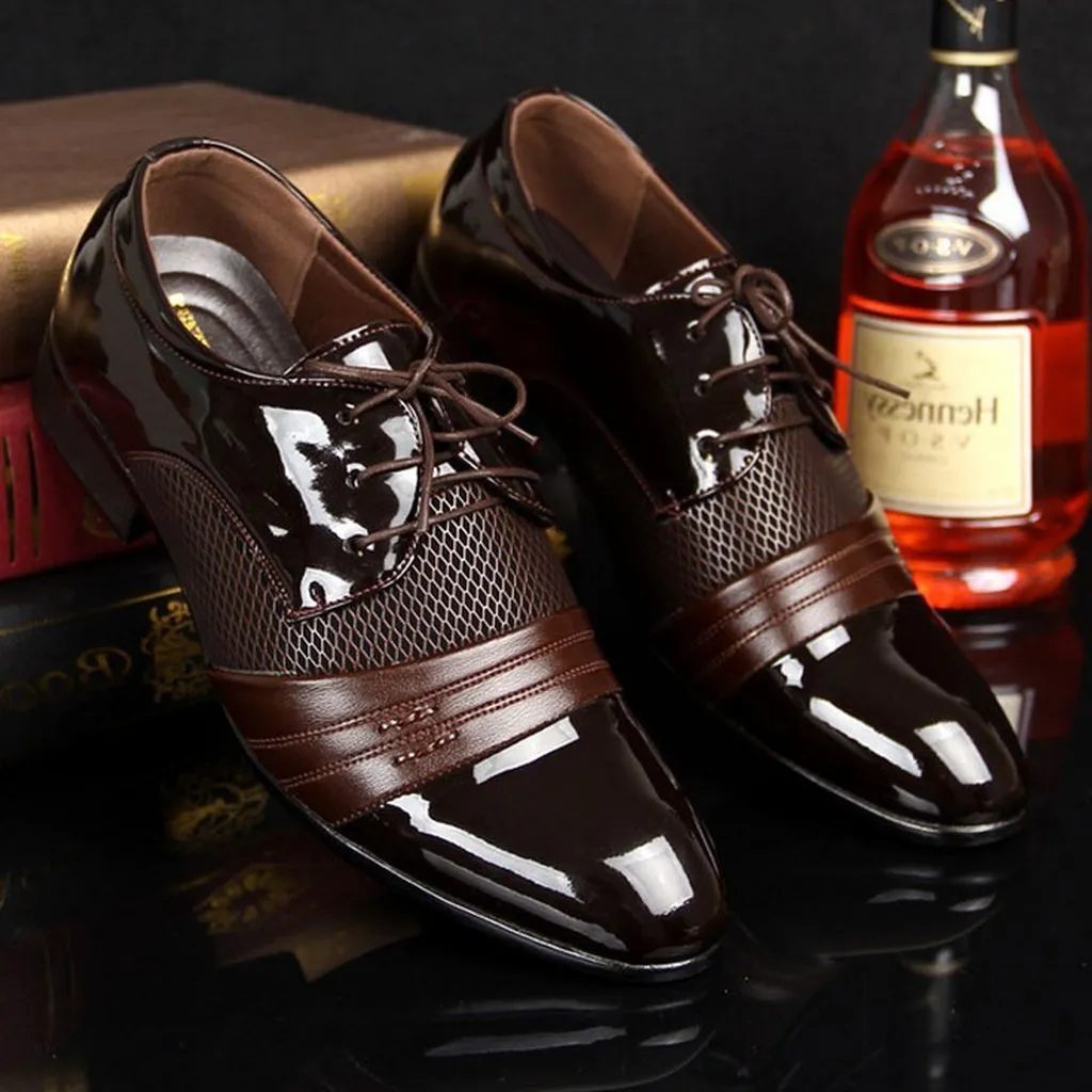 British Men's Fashion Comfortable Business Dress Shoes