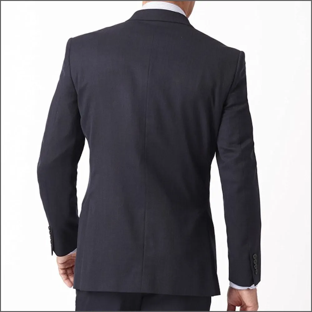 Brook Taverner Dawlish Navy Birdseye Super 110's Suit-