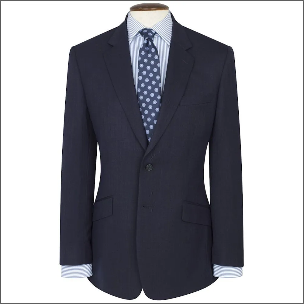 Brook Taverner Dawlish Navy Birdseye Super 110's Suit-