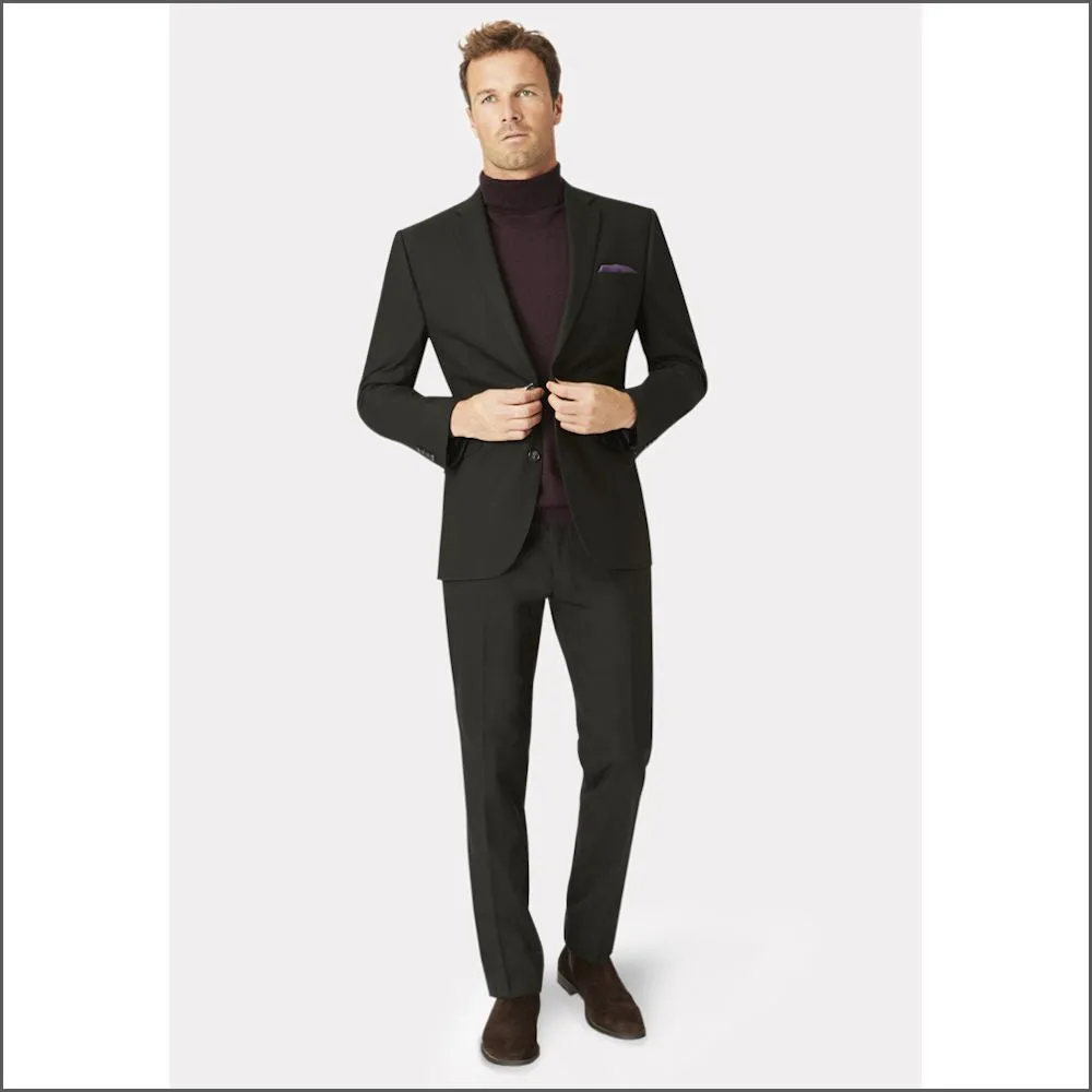 Brook Taverner Dijon Black Suit-