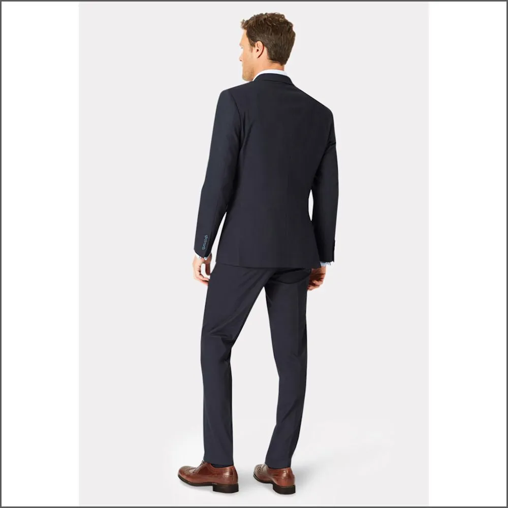 Brook Taverner Dijon Navy Suit-