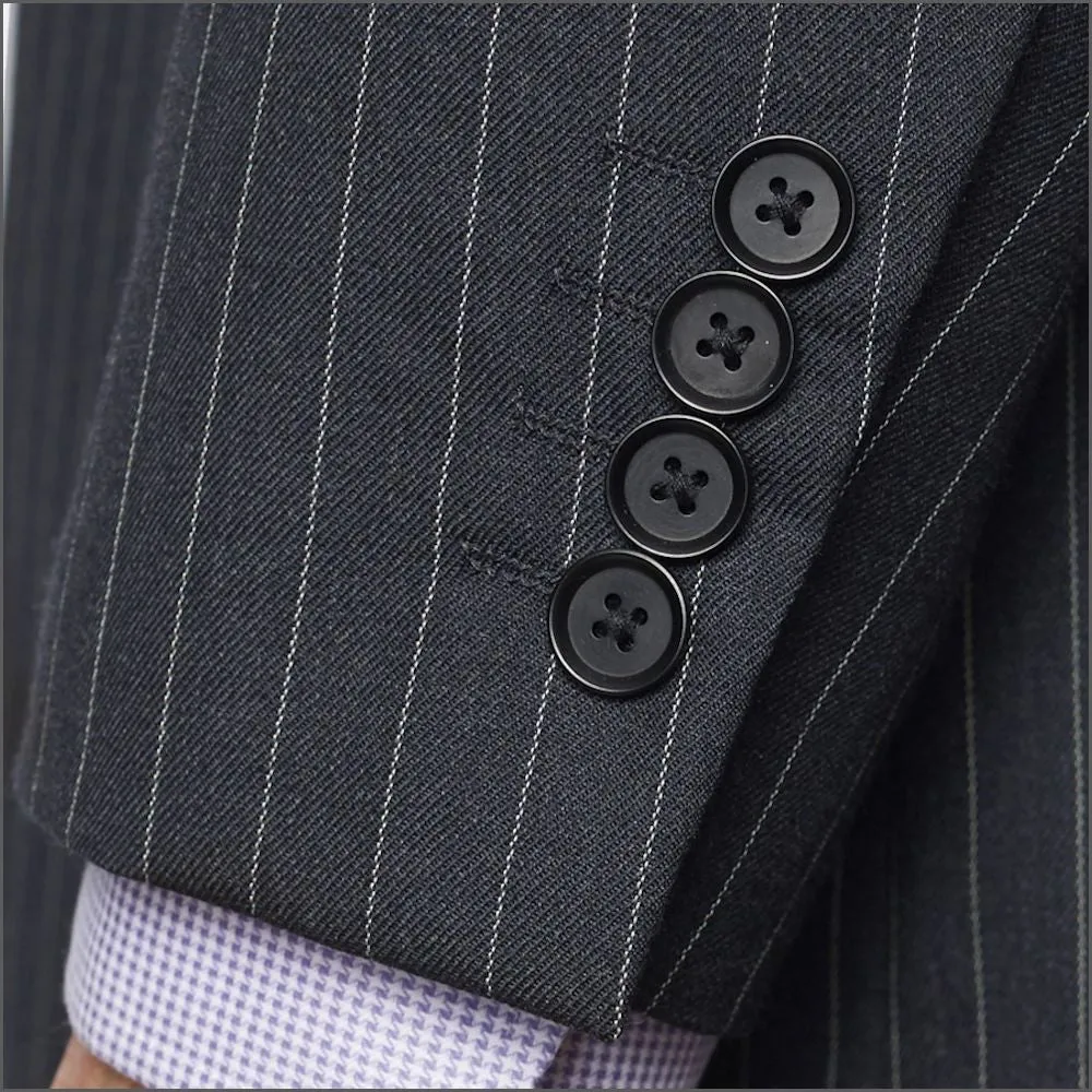 Brook Taverner Epsom Grey Pinstripe Super 110's Suit-