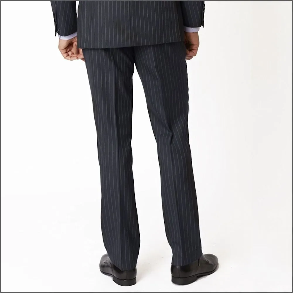 Brook Taverner Epsom Grey Pinstripe Super 110's Suit-