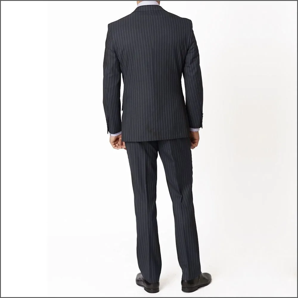 Brook Taverner Epsom Grey Pinstripe Super 110's Suit-