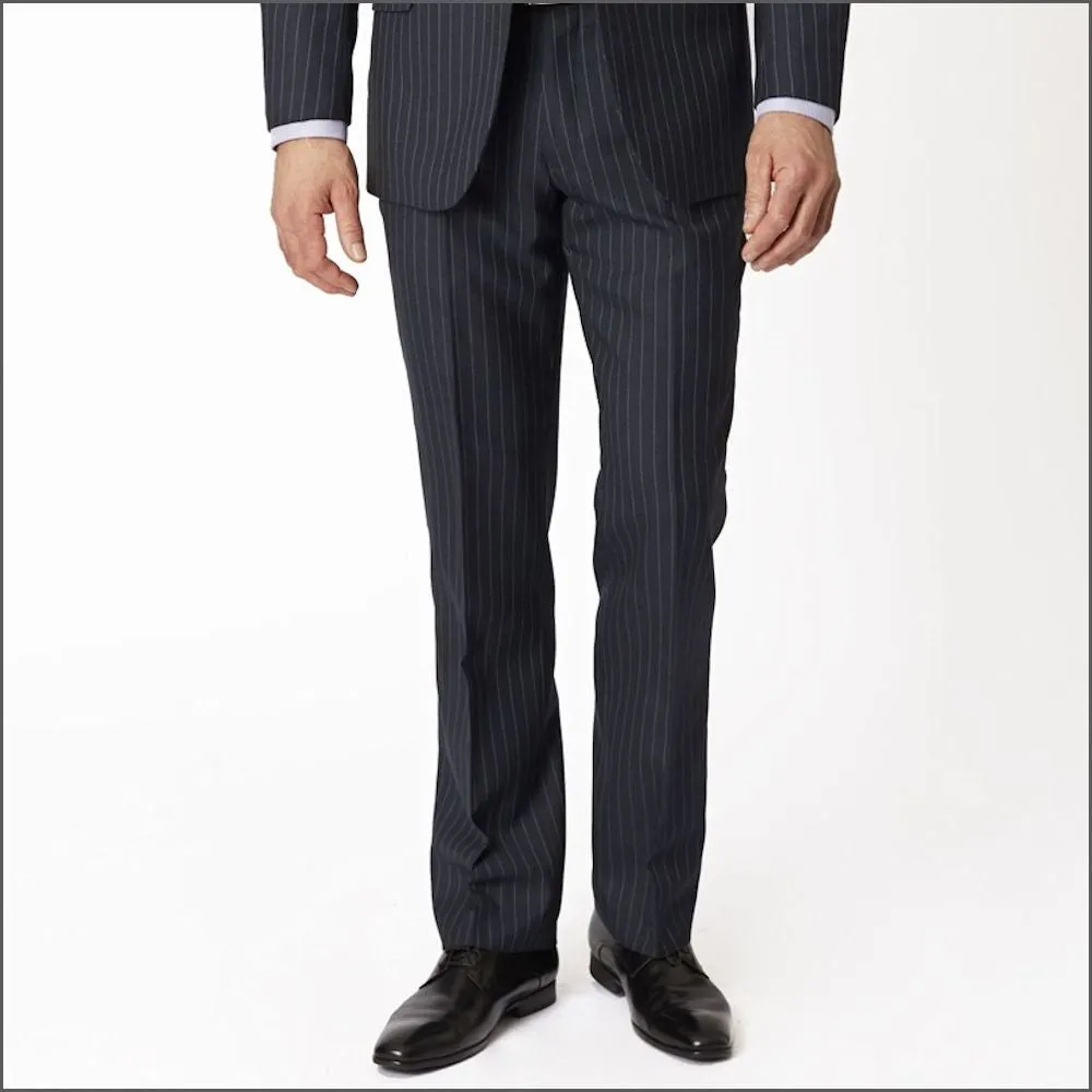 Brook Taverner Epsom Grey Pinstripe Super 110's Suit-