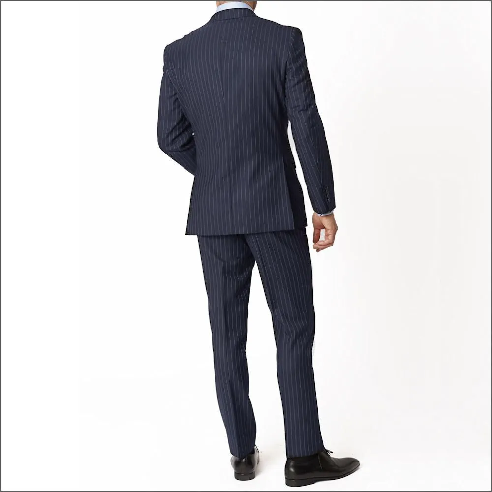 Brook Taverner Epsom Navy Pinstripe Super 110's Suit-