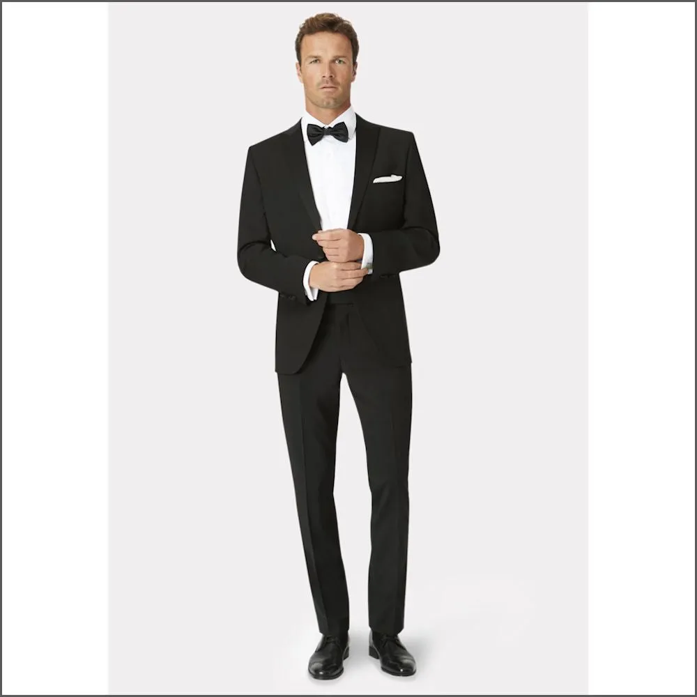 Brook Taverner Sapphire Satin Lapel Dinner Suit-