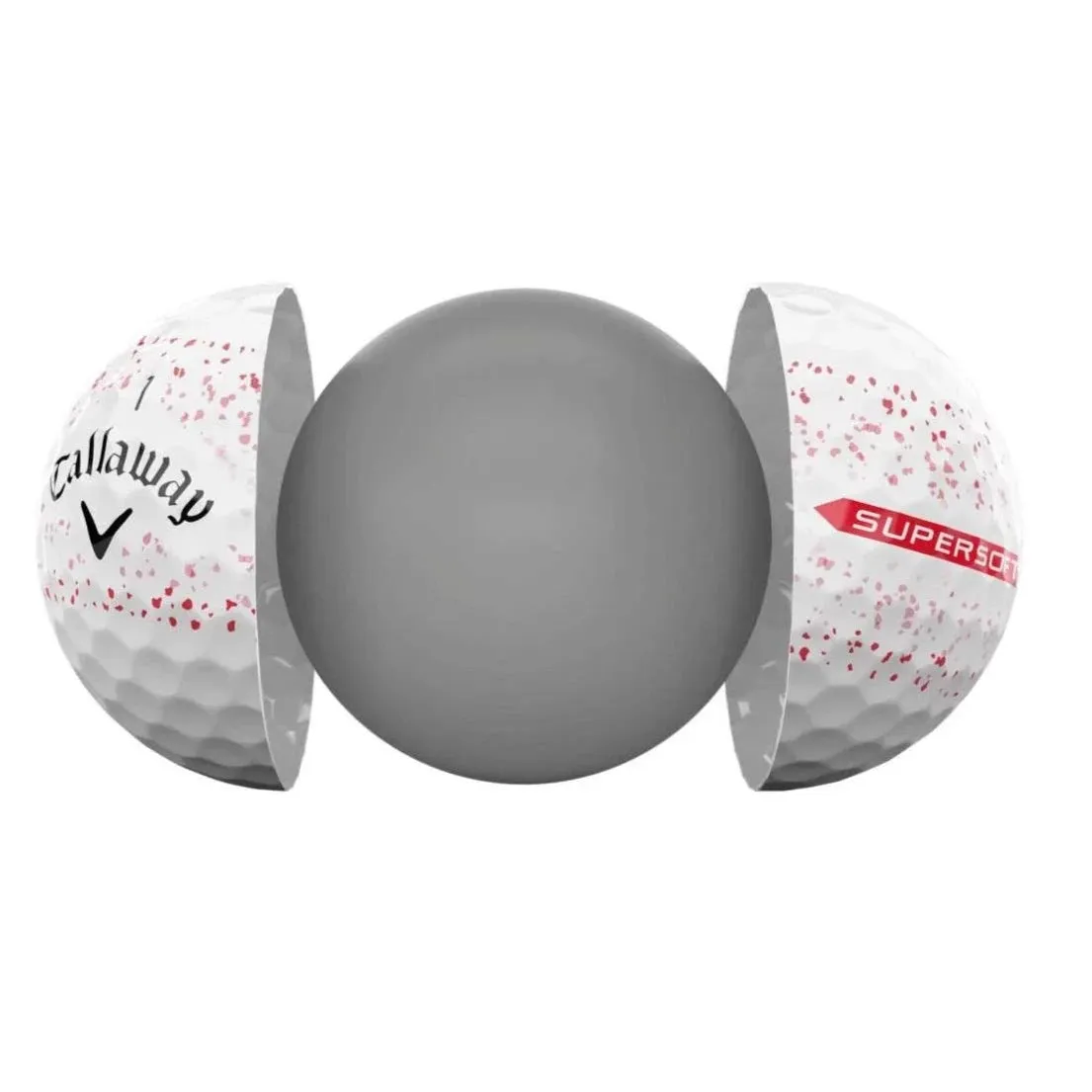 Callaway Balles Supersoft Splatter 360