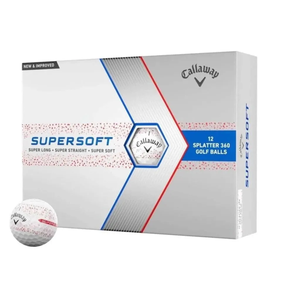 Callaway Balles Supersoft Splatter 360