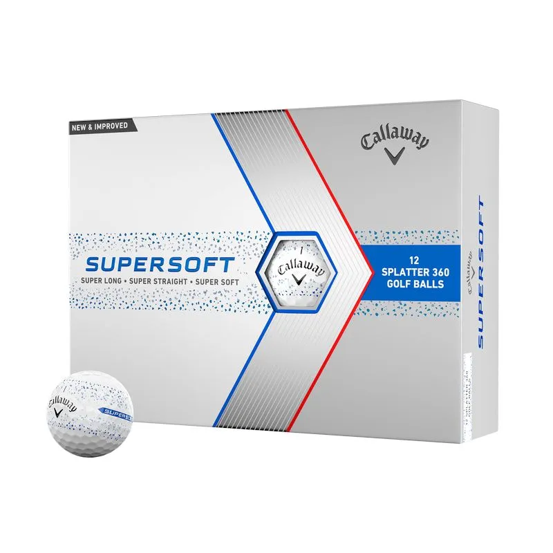 Callaway Balles Supersoft Splatter 360